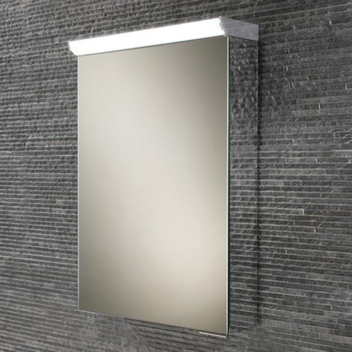 Close up product image of the HIB Spectrum LED Mirror Cabinet